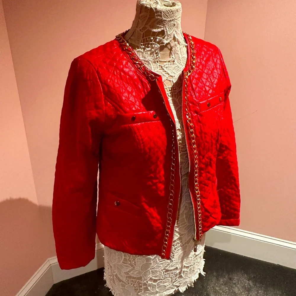 Monroe vegan leather jacket